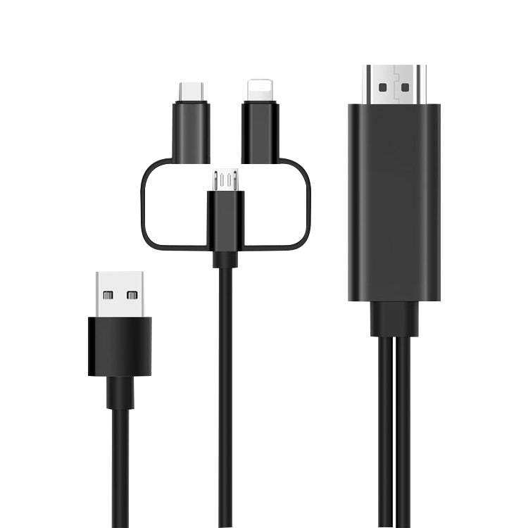 OT-7537S Cabo HDTV 3 em 1 Jogador de Ecrã Móvel HD 1080P