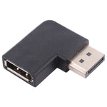 Adaptador de cotovelo DisplayPort macho para DisplayPort fêmea 8K, DP macho para DP fêmea cotovelo