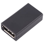 Adaptador reto DisplayPort fêmea para DisplayPort fêmea 8K, DP fêmea para DP fêmea reto