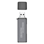 Leitor de cartão OTG 2 em 1 USB + 8 pinos USB Flash Disk / Cartão de memória para telemóvel IOS / computador