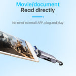 Leitor de cartão OTG 2 em 1 USB + 8 pinos USB Flash Disk / Cartão de memória para telemóvel IOS / computador
