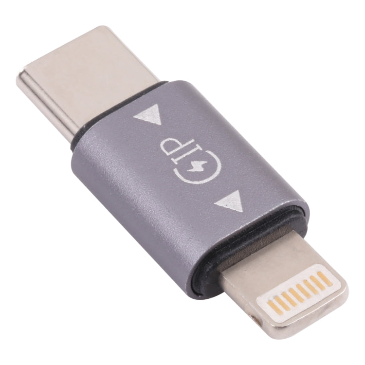Adaptador USB-C / Tipo-C Macho para 8 pinos Macho de carregamento + transmissão de dados + OTG, Tipo-C Macho para 8 pinos Macho