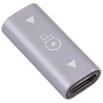 Adaptador USB-C / Tipo-C Fêmea para 8 pinos Fêmea de carregamento + transmissão de dados + OTG, Tipo-C Fêmea para 8 pinos Fêmea