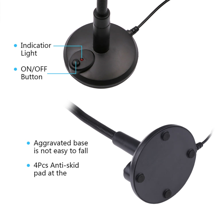 Microfone para Computador USB M-309 Sem Drive, USB