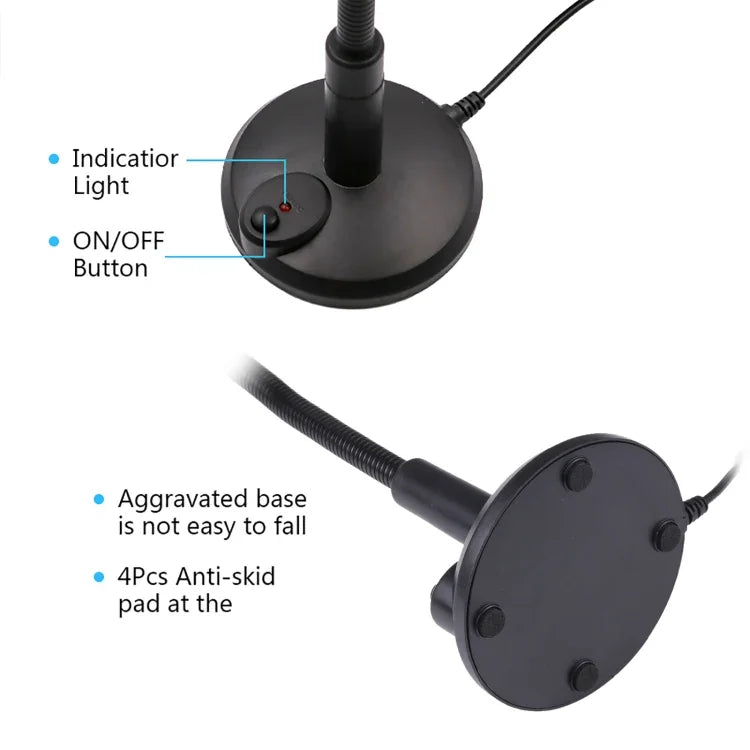 M-309 Microfone para Computador Plug 3.5mm Sem Driver, 3.5mm