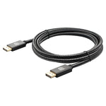 Cabo DisplayPort macho para macho OD6,5 mm, Comprimento: 2 m, DP macho para macho