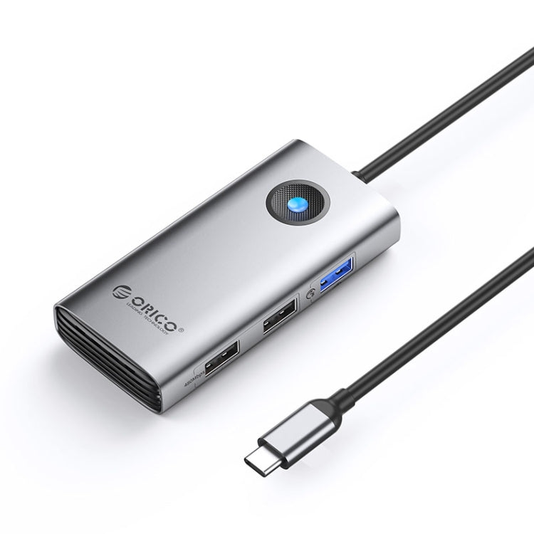 Estação de Acoplamento Multifuncional ORICO PW11-5P Type-C / USB-C 5 em 1 5Gbps, PW11-5P