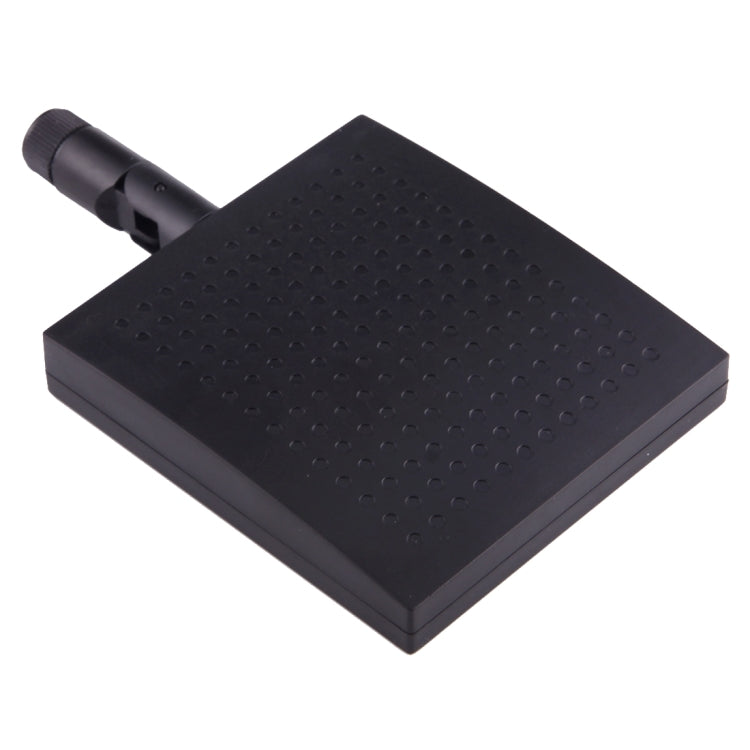 Antena WiFi painel 2,4 GHz conector SMA macho 12dBi, 2,4 GHz preta