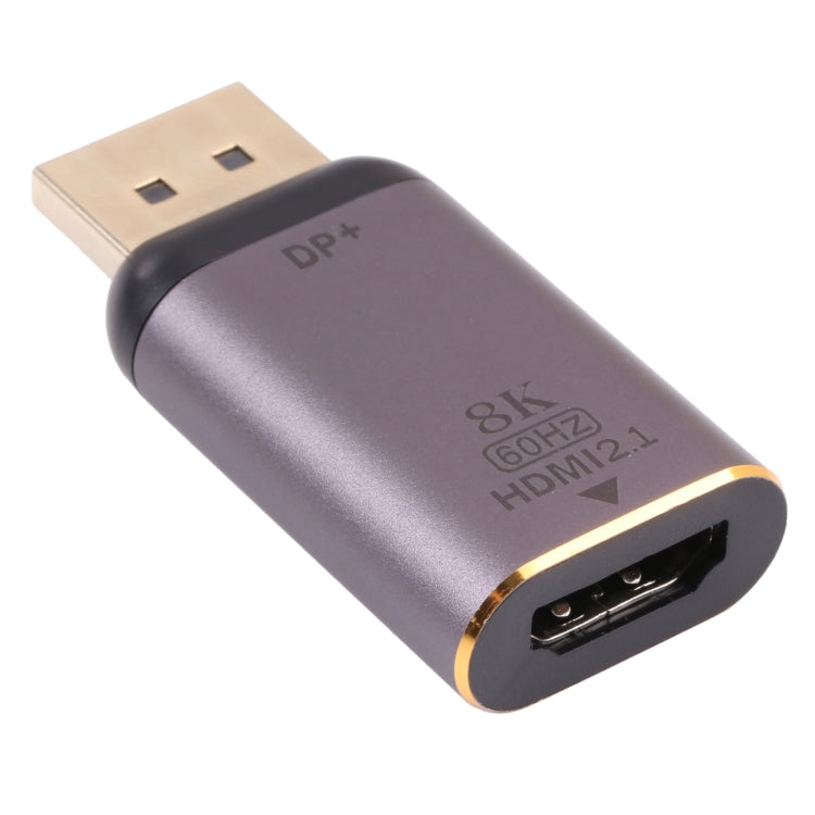 Adaptador HDMI 2.1 Fêmea para DP Macho 8K 60Hz, DP Macho