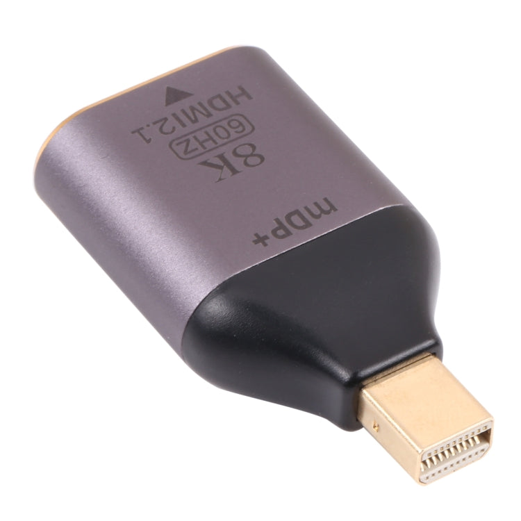 Adaptador HDMI 2.1 Fêmea para Mini DP Macho 8K 60Hz, Mini DP Macho