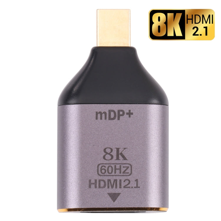 Adaptador HDMI 2.1 Fêmea para Mini DP Macho 8K 60Hz, Mini DP Macho