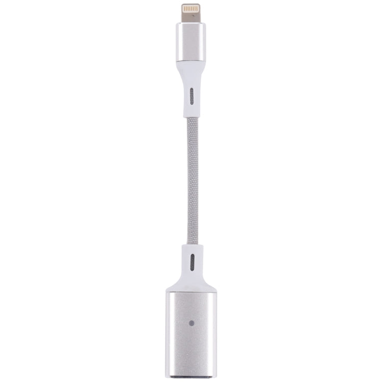 Adaptador OTG de câmara 8 pinos Macho para USB Fêmea, compatível com IOS 13 ou superior