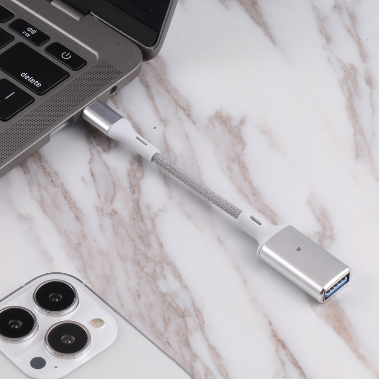 Adaptador OTG de câmara 8 pinos Macho para USB Fêmea, compatível com IOS 13 ou superior