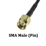 Antena de Alta Ganho 7dBi SMA Macho para 4G LTE CPRS GSM 2.4G WCDMA 3G, Adaptador de Receção de Rede, 7dBi SMA 4G