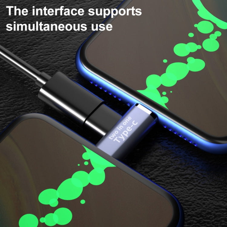 Conversor USB-C / Tipo-C Fêmea para USB-C / Tipo-C Macho + Micro USB Macho, Tipo-C Fêmea para Tipo-C + Micro USB Macho