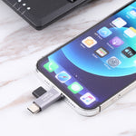 Conversor USB-C / Tipo-C Fêmea para 8 pinos Macho + USB-C / Tipo-C Macho, Tipo-C Fêmea para 8 pinos + Tipo-C Macho