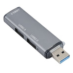 Adaptador HUB 3 Portas USB 2.0 x 2 + USB 3.0 para USB 3.0, USB2.0x2+USB3.0 para USB3.0