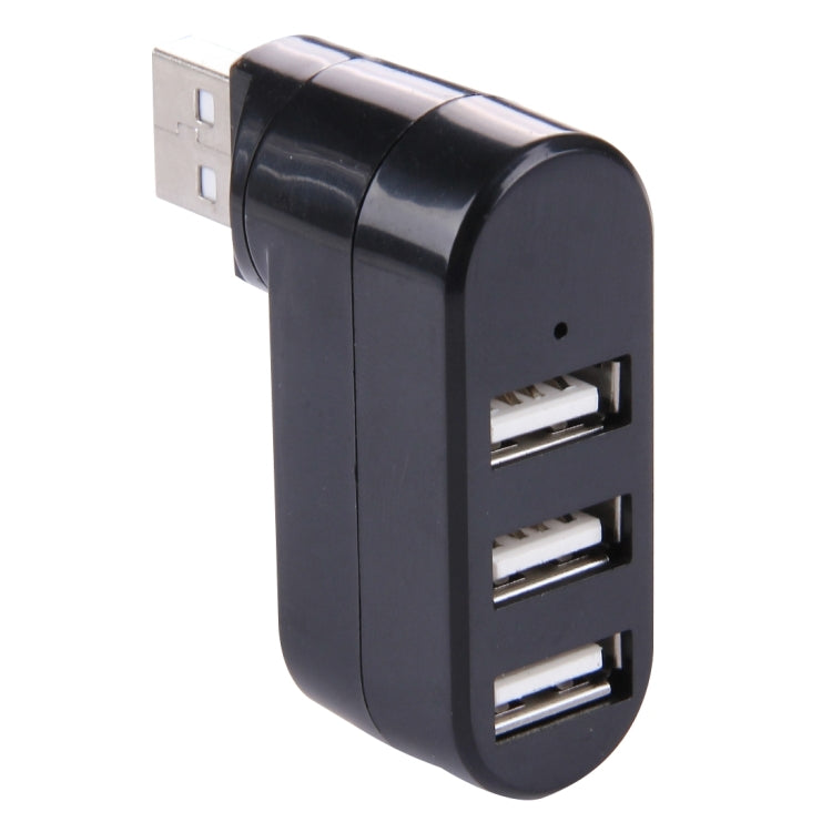 HUB Portátil USB com 3 Portas USB 2.0 e Rotação de 180 Graus na Cabeça