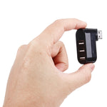 HUB Portátil USB com 3 Portas USB 2.0 e Rotação de 180 Graus na Cabeça