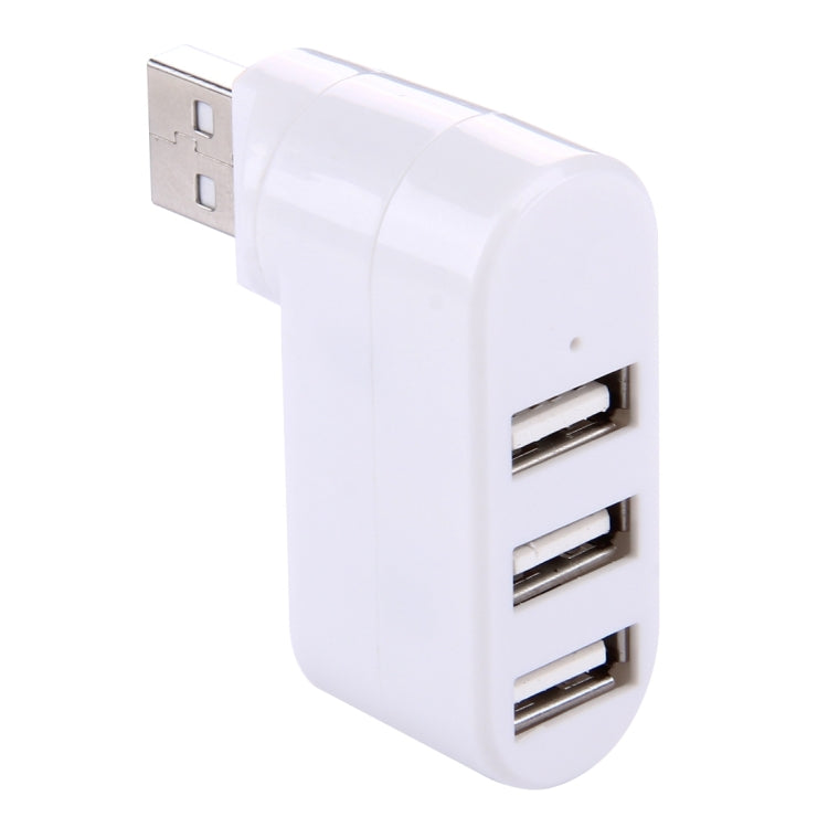 HUB Portátil USB com 3 Portas USB 2.0 e Rotação de 180 Graus na Cabeça