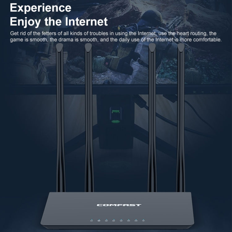 Router Sem Fios COMFAST CF-WR619AC V2 1200Mbps Dual Band, CF-WR619AC V2