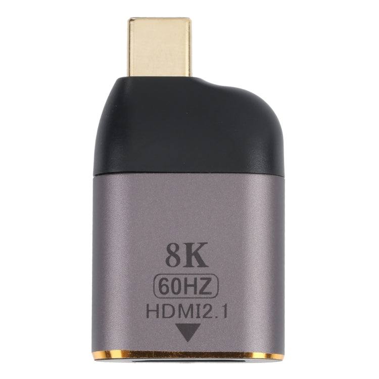 Adaptador HDMI Fêmea para USB-C / Type-C Macho 8K 60Hz, HDMI Fêmea para Type-C Macho