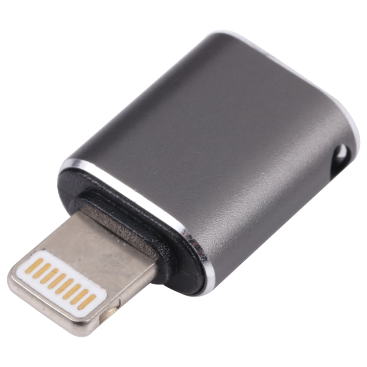 Adaptador de carregamento recto 20W 8 pinos Macho para USB-C / Tipo-C Fêmea, recto