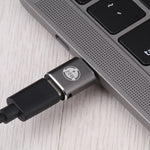 Adaptador de carregamento recto 20W 8 pinos Macho para USB-C / Tipo-C Fêmea, recto