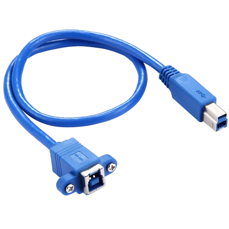 Cabo de Dados Adaptador USB 3.0 B Fêmea para B Macho 50cm para Impressora / Scanner, BF para BM, Comprimento: 50cm