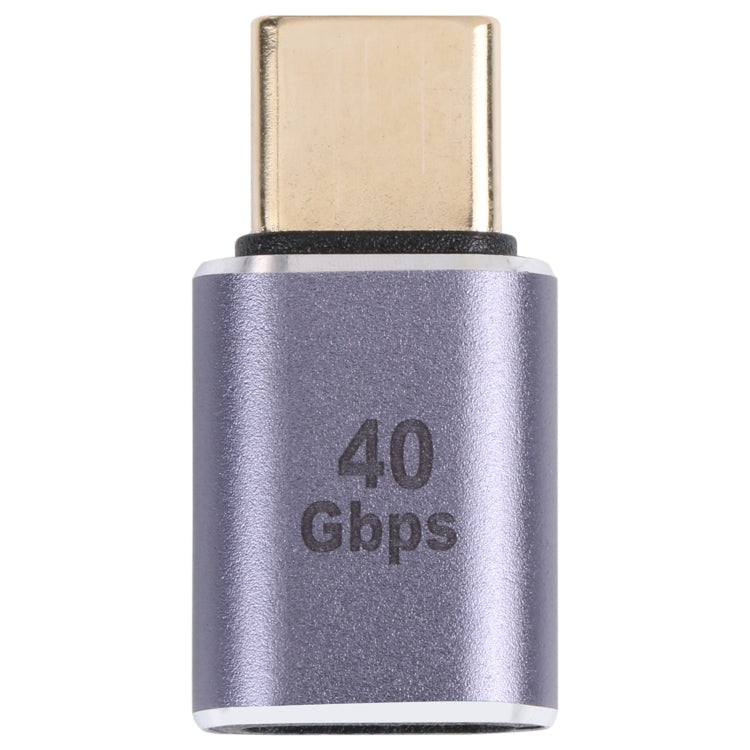 Adaptador USB-C / Type-C Macho para Fêmea 40Gbps, Type-C 4.0 M para F