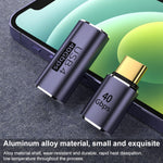 Adaptador USB-C / Type-C Macho para Fêmea 40Gbps, Type-C 4.0 M para F