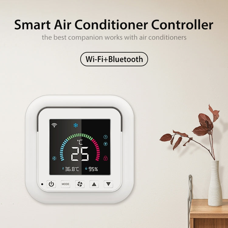 Controlador Termostato de Ar Condicionado Infravermelho com Ecrã Colorido Inteligente WiFi NEO NAS-RT01W