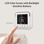 Controlador Termostato de Ar Condicionado Infravermelho com Ecrã Colorido Inteligente WiFi NEO NAS-RT01W