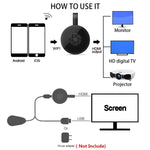 Receptor HDMI WiFi Sem Fios MiraScreen G2-4 Airplay Miracast DLNA 1080P HD TV Stick, G2-4