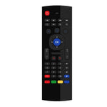 Teclado e Comando Remoto Air Mouse Fly Sem Fios 2.4GHz Versão com Voz MX3 com Giroscópio