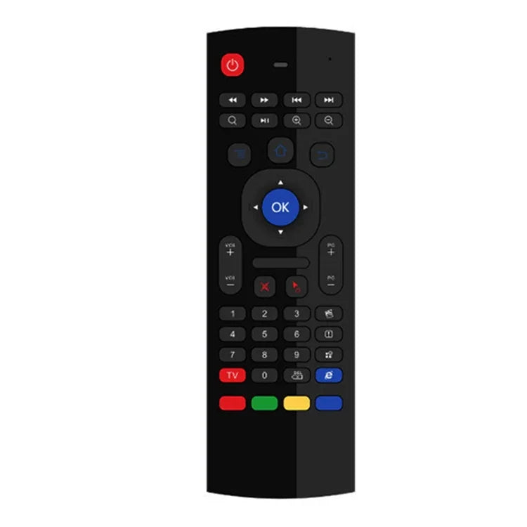 Teclado e Comando Remoto Air Mouse Fly Sem Fios 2.4GHz Versão com Voz MX3 com Giroscópio