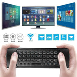 Comando Remoto Air Mouse Fly Sem Fios 2.4GHz com Voz e Retroiluminação MX3-L, Voz com Retroiluminação