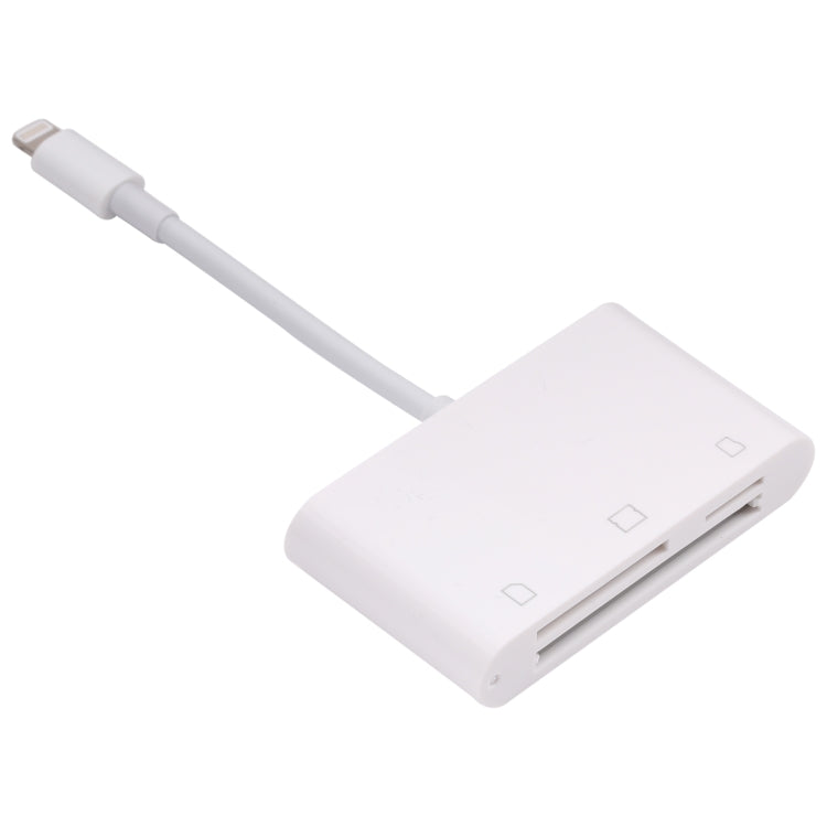 Leitor de cartão 3 em 1 NK-1011 CF / TF / SD para dispositivos 8 pinos, NK-1011