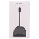 Adaptador NK-3039 5 em 1 USB-C / Type-C macho para ranhura de cartão TF / SD + 3 USB fêmea, NK-3039
