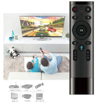 Comando Remoto USB 2.4G Air Mouse Fly Sem Fios com Voz Versão Estrangeira Q5, Suporta Set-Top Box / Computador, Voz