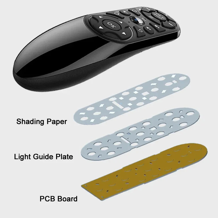 Comando Remoto Air Mouse Sem Fios 2.4G Versão Standard Q6 com Voz