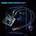 Rocketek HC427 Adaptador HUB USB2.0 9 Pinos Divisor de Um para Quatro, Um para Quatro