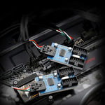 Rocketek HC427 Adaptador HUB USB2.0 9 Pinos Divisor de Um para Quatro, Um para Quatro