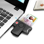 Leitor de Cartões Inteligente Rocketek SCR10 USB2.0 para Smart Card / SD / TF / M2 / MS / SIM, SCR10