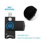 Leitor de Cartões Inteligente Rocketek SCR10 USB2.0 para Smart Card / SD / TF / M2 / MS / SIM, SCR10