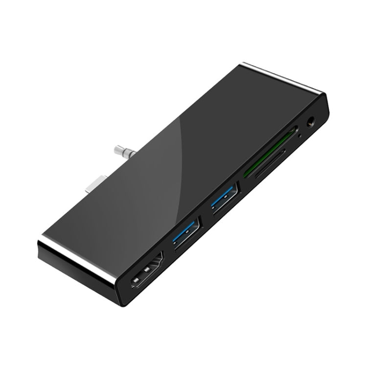 Adaptador HUB Rocketek SGO772 Type-C para USB3.0 / HDMI para Surface Pro GO, SGO772