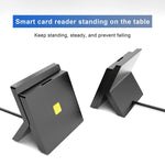 Leitor de Cartões Rocketek CR319 USB 2.0 Smart Card / SIM 2 em 1