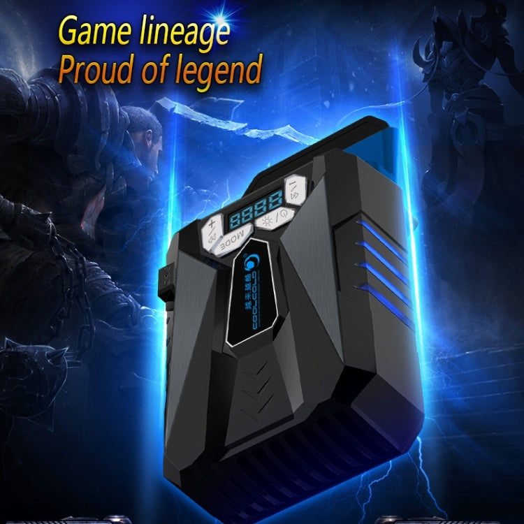 Ventoinha portátil Ice Troll 5 COOLCOLD para arrefecimento de portátil, controlador de ventoinha de alto desempenho com velocidade ajustável, USB 5V (Preto), USB 5V (Branco)