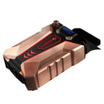 Ventoinha portátil Ice Troll 7 COOLCOLD para portátil, radiador turbo ultra silencioso, AC 220V (Bronze)