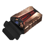 Ventoinha portátil Ice Troll 7 COOLCOLD para portátil, radiador turbo ultra silencioso, AC 220V (Bronze)